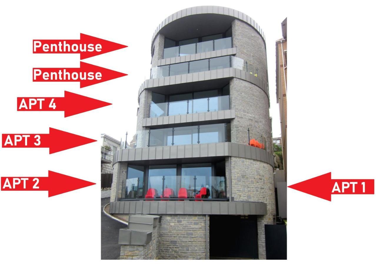 2 The View Apartments Ilfracombe - Seafront, Parking, Lift, Ev Exterior foto